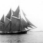 Le Jessie Drummond à voiles déployées