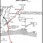 Carte de la route du minerai de fer