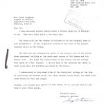 Lettre de George Bertram à Peter Lougheed