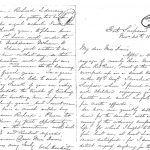Lettre de William Hardisty à mademoiselle Davis, le 20 novembre 1869