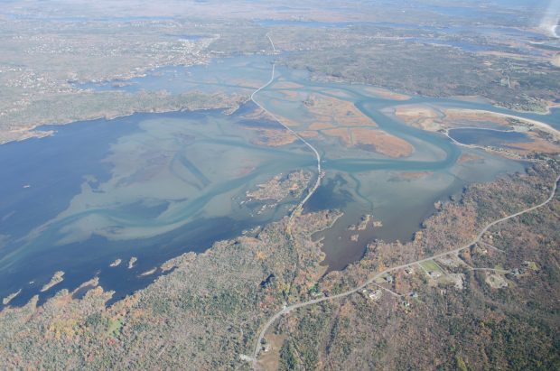 Vue aérienne de Cole Harbour vers l’est 