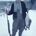 Chasseur et oie