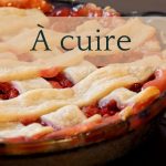 Une tarte aux cerises