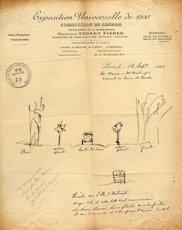 Croquis de plantation