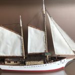 Maquette de la goélette Rose-Alba