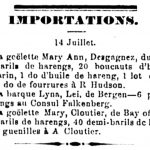 La Mary Ann au port de Québec