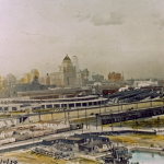 Terrains ferroviaires de Toronto, vers 1930