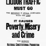 Affiche – « Le trafic d’alcool doit disparaître », vers les années 1920.