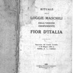 Une brochure de la société italienne, Ordine Indipendente Fior D’Italia (Ordre indépendant Fleur d’Italie), Fernie, C.-B., 1927