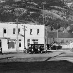 L’Hôtel Alberta, à Blairmore, Alberta, vers 1920.