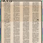 Avis annonçant à la population la fusion de la paroisse et de la ville