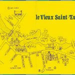 Carte des Fêtes du Vieux-Saint-Eustache de 1977