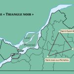 Carte représentant le triangle noir