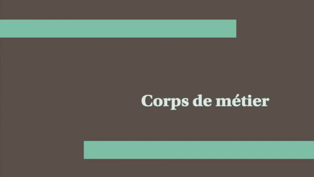 Corps de métier