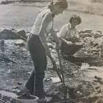 Les fouilles archéologiques, été 1971
