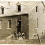 École du « haut de la paroisse », vers 1900