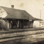 Gare de Grondines, vers 1900