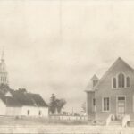 Îlot paroissial de Grondines, vers 1900