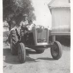 Agriculteur de Grondines, vers 1955