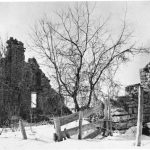 Ruines d’une habitation, vers 1970