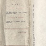 Contrat de vente de la rivière Mitis le long de la Seigneurie Fief Pachot à la compagnie de Pouvoir du Bas-Saint-Laurent