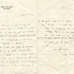 Lettre de Susie Tweedsmuir