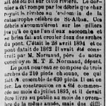 L’inauguration du nouveau pont