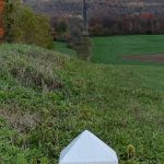 Une bande déboisée comme frontière