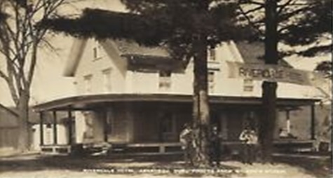 Photo du Abercorn House de 1860 à 1935,  situé au 52 rue Thibault 