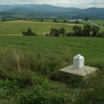 Vue panoramique le long de la frontière