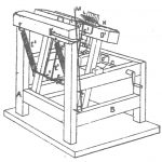 Mouvement de touche de métier à tisser