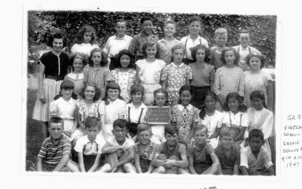 Photo de classe de la cinquième année de l'école Vineland