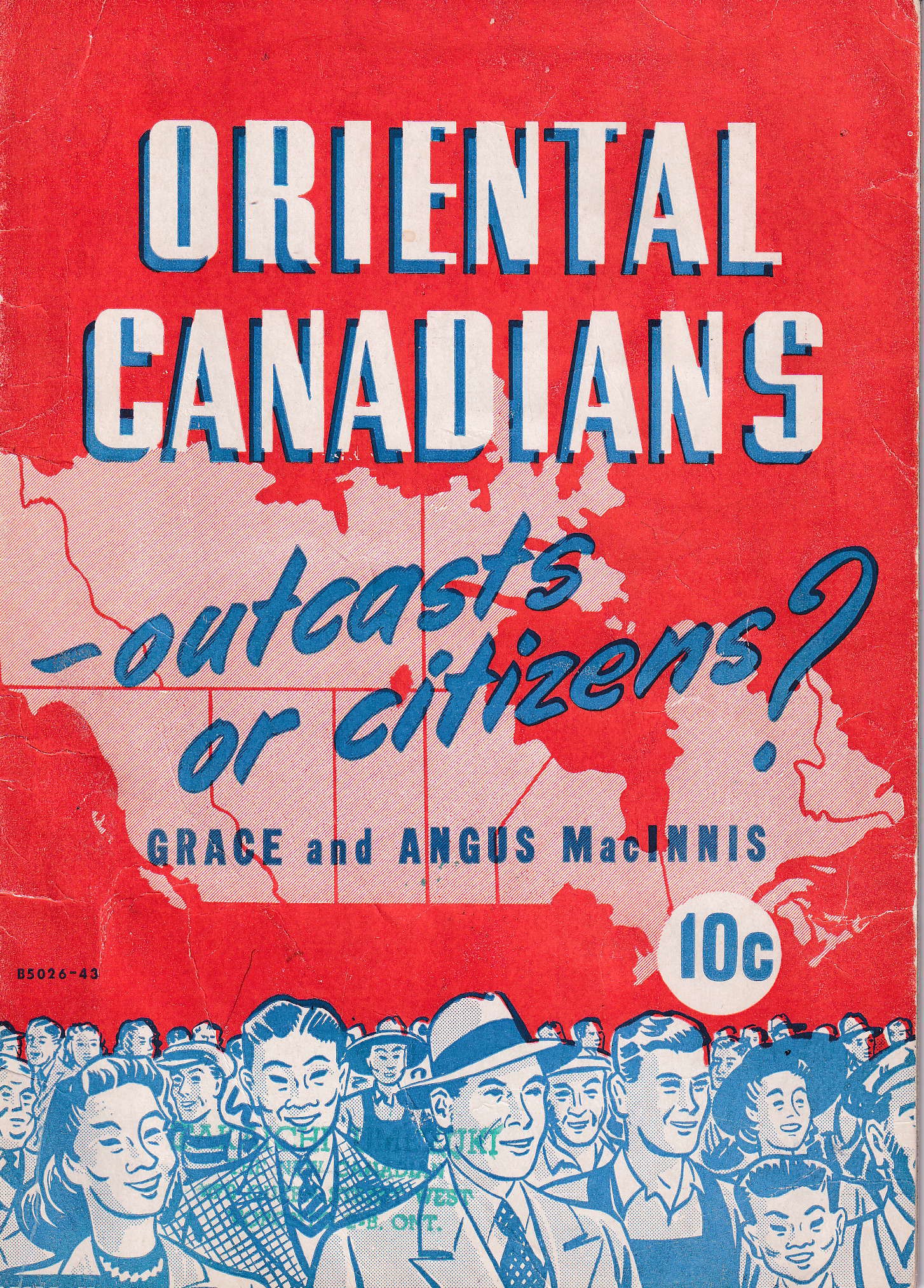  Livret intitulé Canadiens de l'Est - parias ou citoyens?