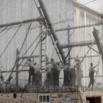 La construction de la grange de Mitchell