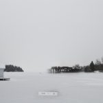 Une photo d’un train sur le tréteau North Bay, 1961