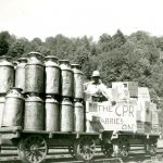 Le « milk train » lors de l’inondation de 1948