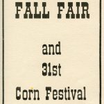 Programme de l’Agassiz Fall Fair and Corn Festival, 1979