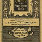 Almanach et livre des registres agricoles de 1928