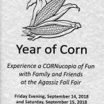 Livre de prix de l’Agassiz Fall Fair and Corn Festival, 2018