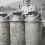 Étal de lait à Agassiz