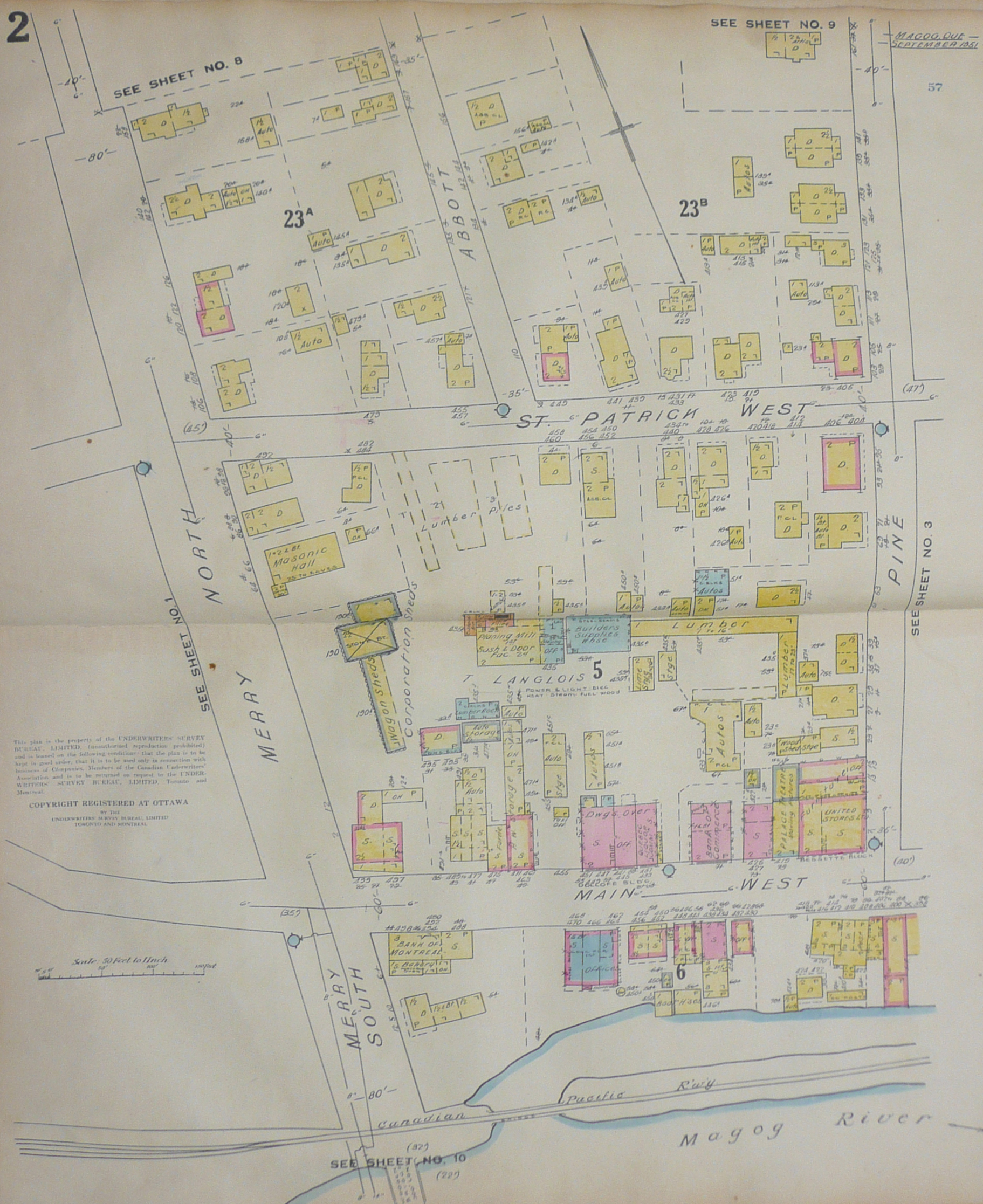 Plan d'assurance 1951 page 2