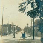 La rue Principale à l’angle de la rue Merry en 1922