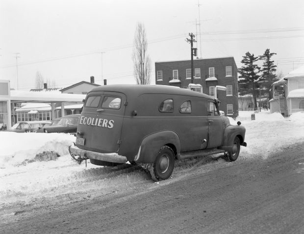 Camion identifié écolier