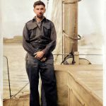 Clarence Pigeon en uniforme militaire