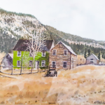 Tableau des bâtiments du Chimney Creek Ranch