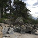 « The Bathing Place »(Le lieu de baignade) en contrebas de Les Rochers (2017)