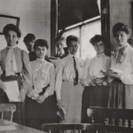 Des élèves vers 1907