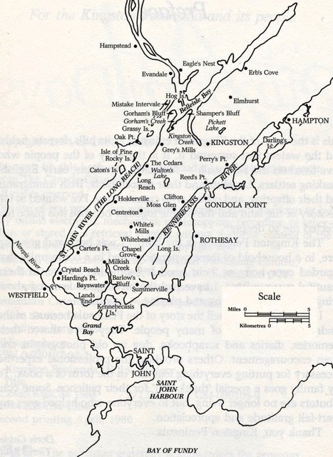 Le fleuve Saint-Jean et la rivière Kennebecasis coulent de part et d’autre de cette péninsule. Les deux cours d’eau se rejoignent à Lands End, formant la Grande Baie.