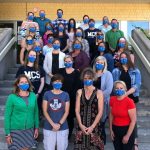 Le personnel de l’école MCS en 2020, durant la pandémie de covid-19