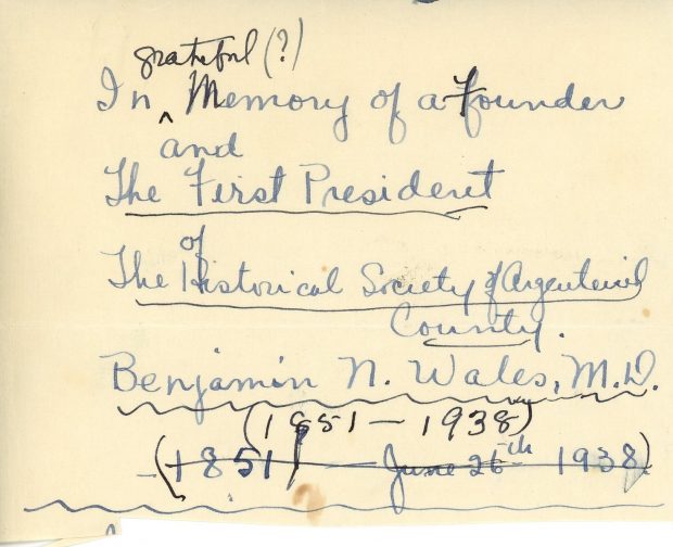 Lettre manuscrite de Maude Abbott è Mrs. Kuhring, 5 février 1939, papier sépia et encre noire et violette. Elle mentionne qu’elle n’était pas assez bien pour le voyage en train et en voiture jusqu’à Lachute, répond et pose des questions en lien avec la dernière lettre de Mrs. Kuhring sur les affaires du Musée, explique que sa convalescence est douloureuse à cause d’une fracture et d’une ancienne blessure.